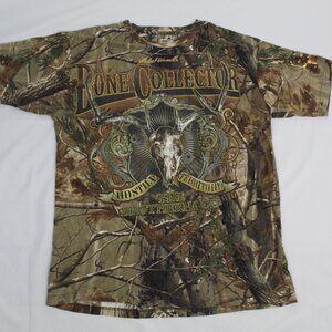 Paramount Outdoors Bone Collector Camo Mens T-Shirt Shiny Gold Outline Large